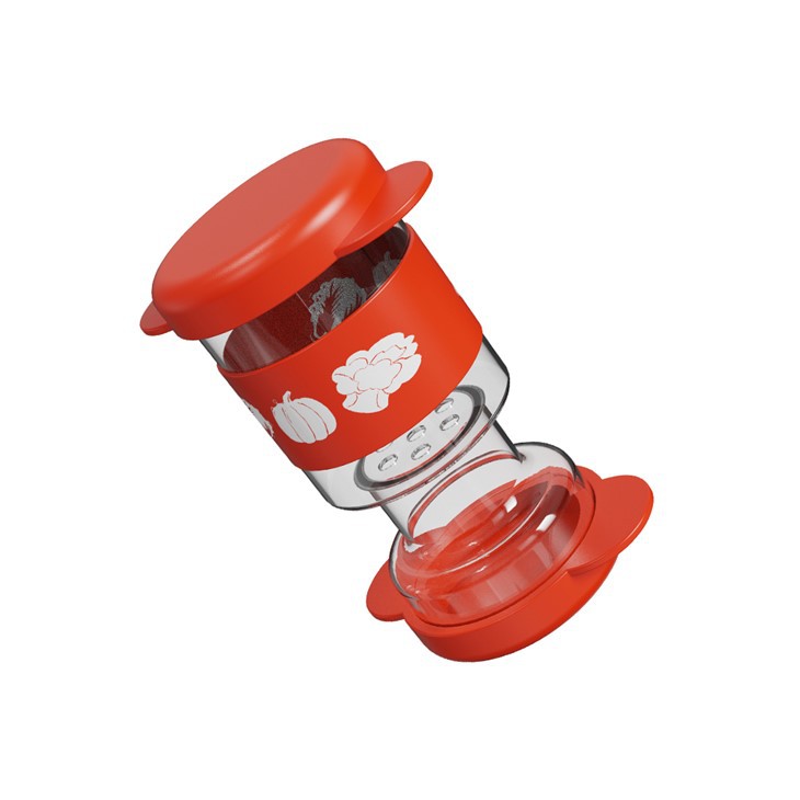 China Hourglass Pickle Jar for Airtight Food Storage Factory