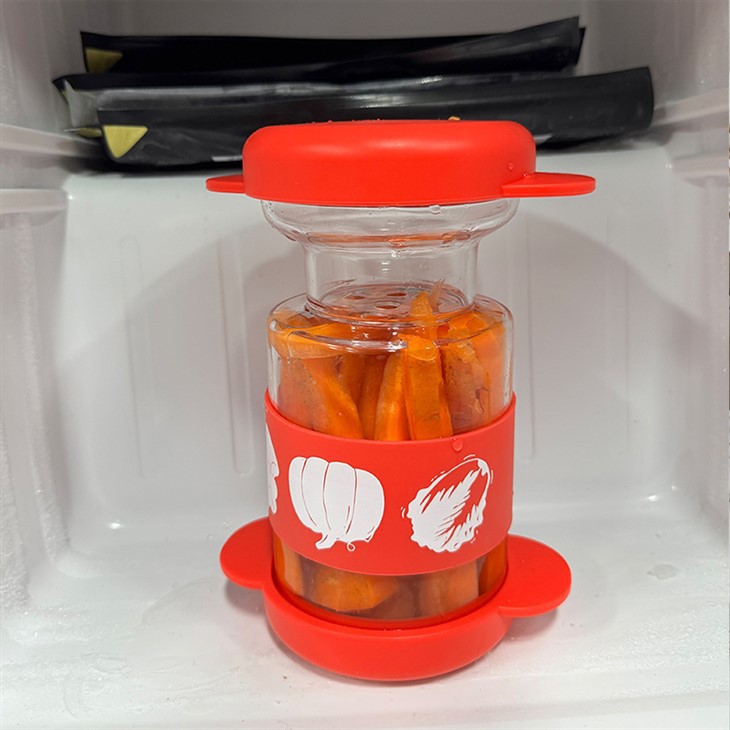 Customized Hourglass Pickle Juice Separator Jar for Olives